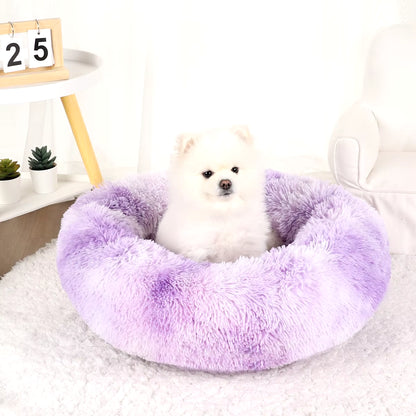 Plush Dog Bed Large Beds for Dogs Washable Medium Small Basket Accessorys Pet Furniture Fluffy Sofa Puppy Kennel Accessories Mat